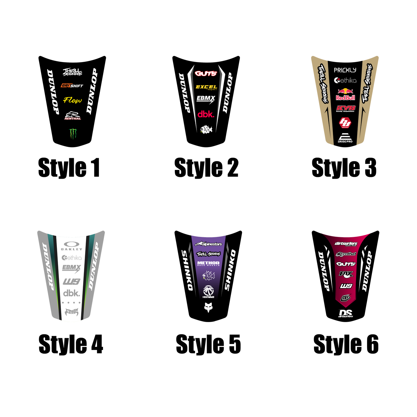 Custom E-Ride Pro Rear Fender Decal