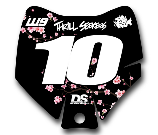 2025 Surron LBX Plate Decal (Cherry Blossom)