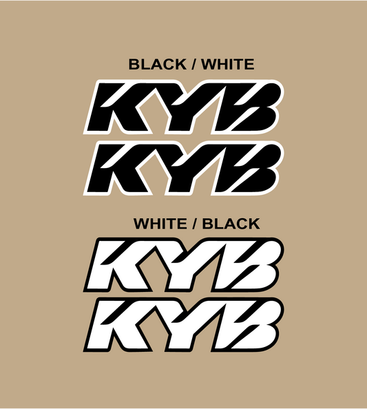 KYB Fork Tube Decals