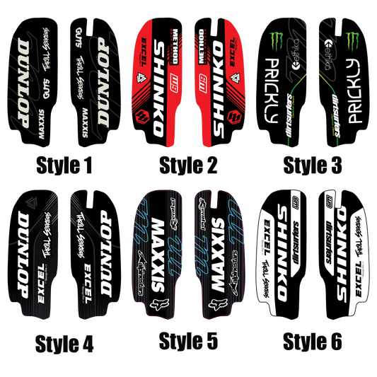 Custom Manitou Dorado Fork Guard Decals