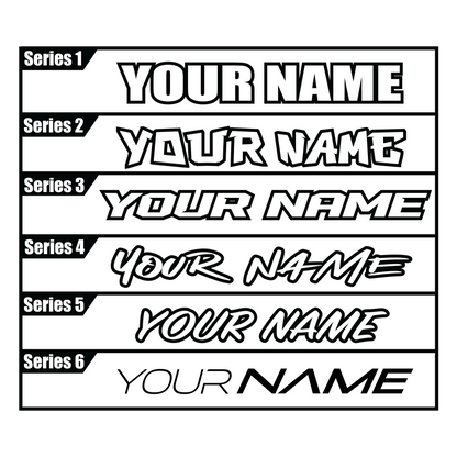 Custom Surron Number Plate Decal