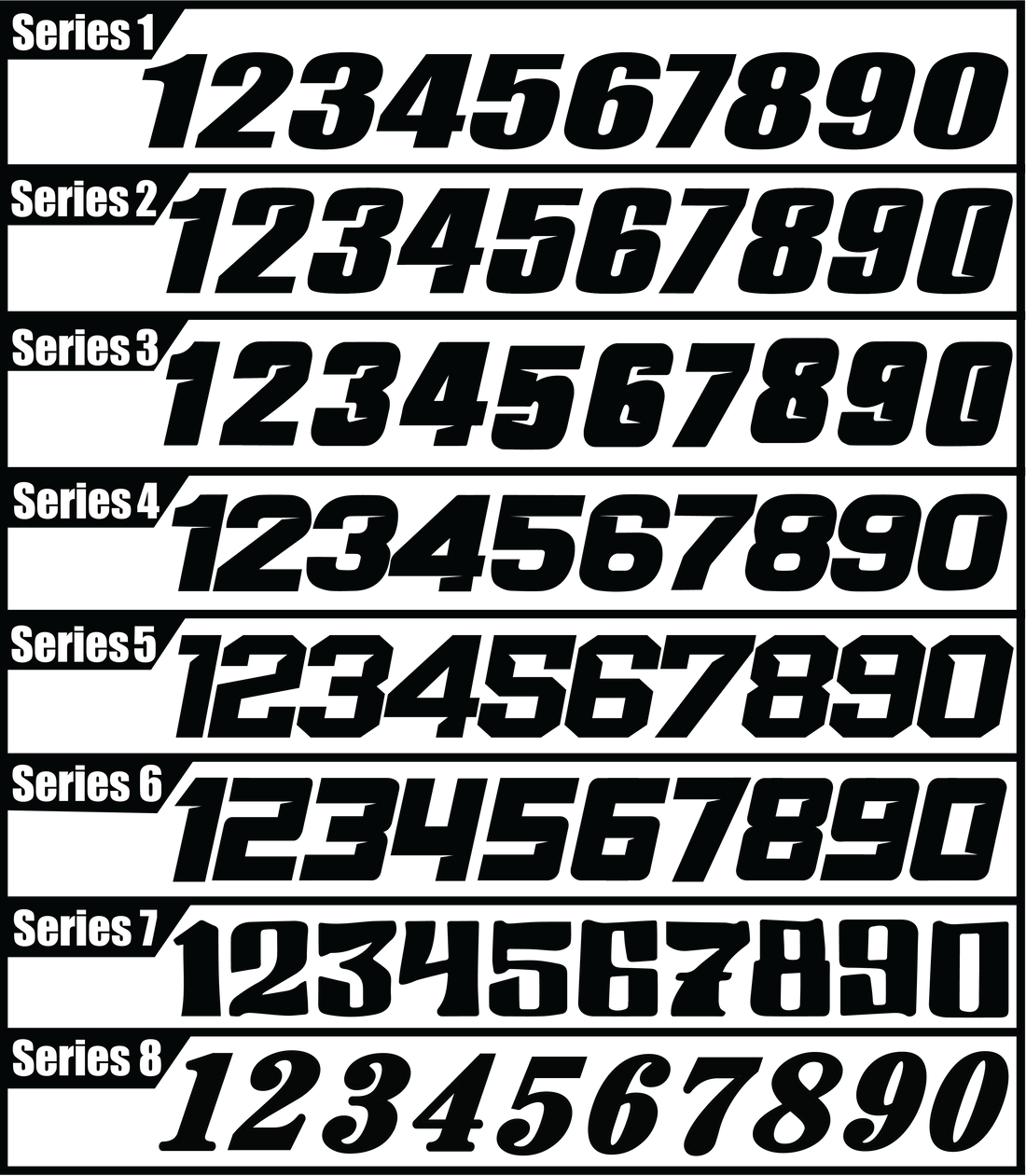 ODI Number Plate Decal – Dirt Surfers