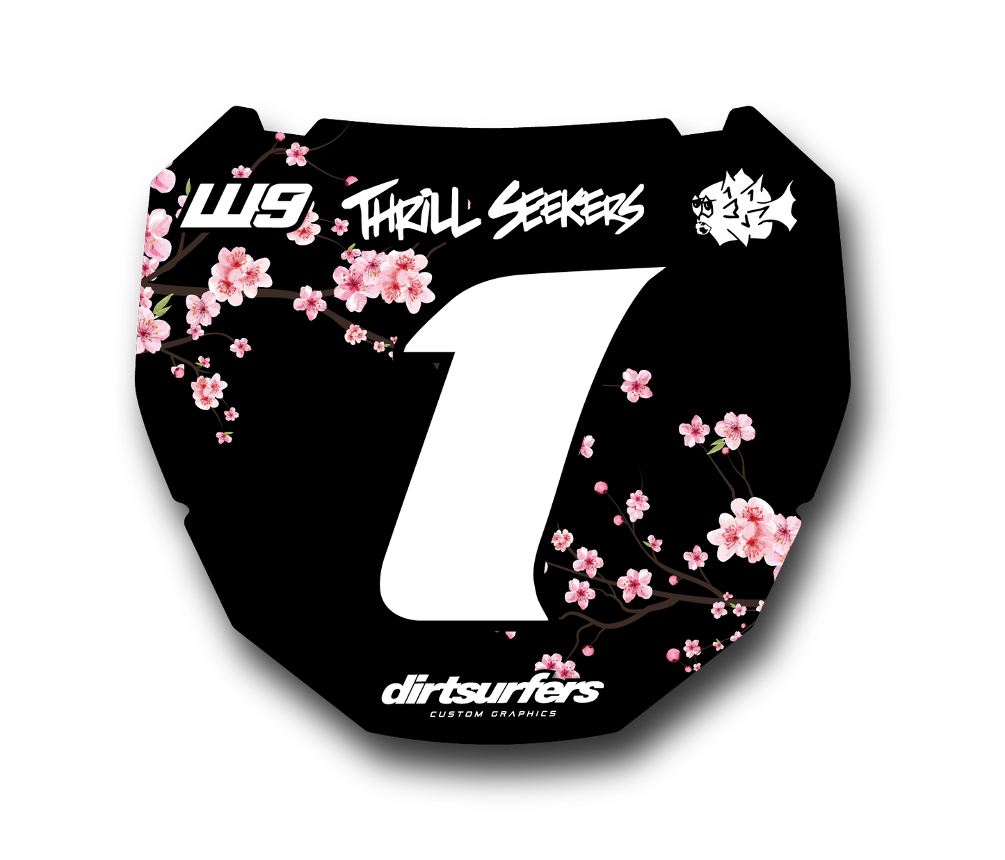 ODI Number Plate Decal (Cherry Blossom)