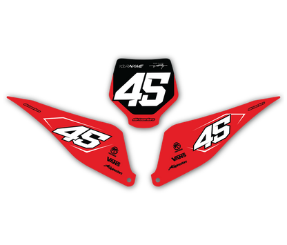 Stark Varg Number Plate Decals Style 2