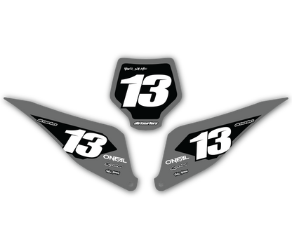 Stark Varg Number Plate Decals Style 4