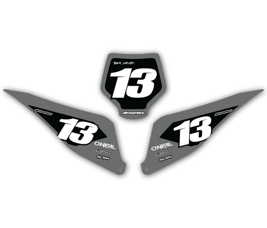 Stark Varg Number Plate Decals Style 4