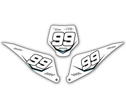 Stark Varg Number Plate Decals Style 5