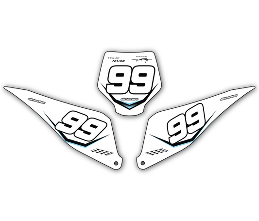 Stark Varg Number Plate Decals Style 5