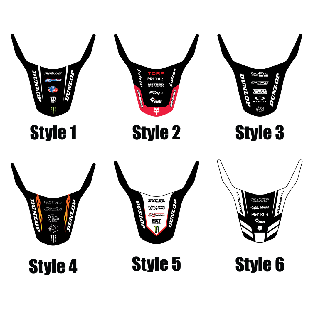 Surron Rear License Plate All E-Bike Decals and Graphics | Dirt Surfers