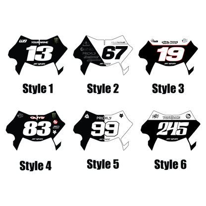 Custom Ultra Bee Plate Decal